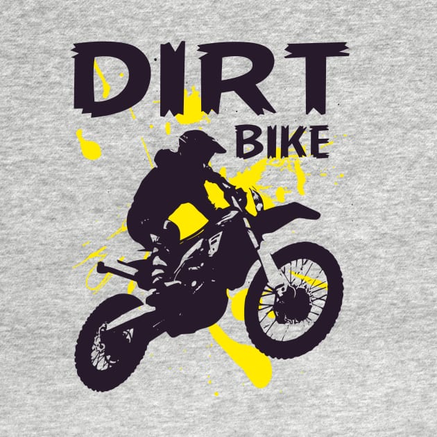 Cool Dirt Bike, Dirtbike gift idea for men, Dirt Bike Rider by Jakavonis